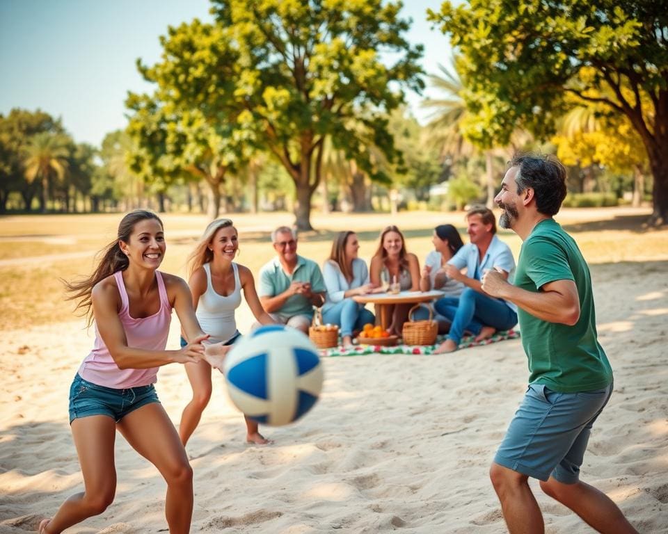Samen actief bezig zijn in vrije tijd