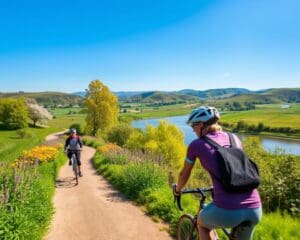Waarom is fietsen langs de Maasroute zo afwisselend?