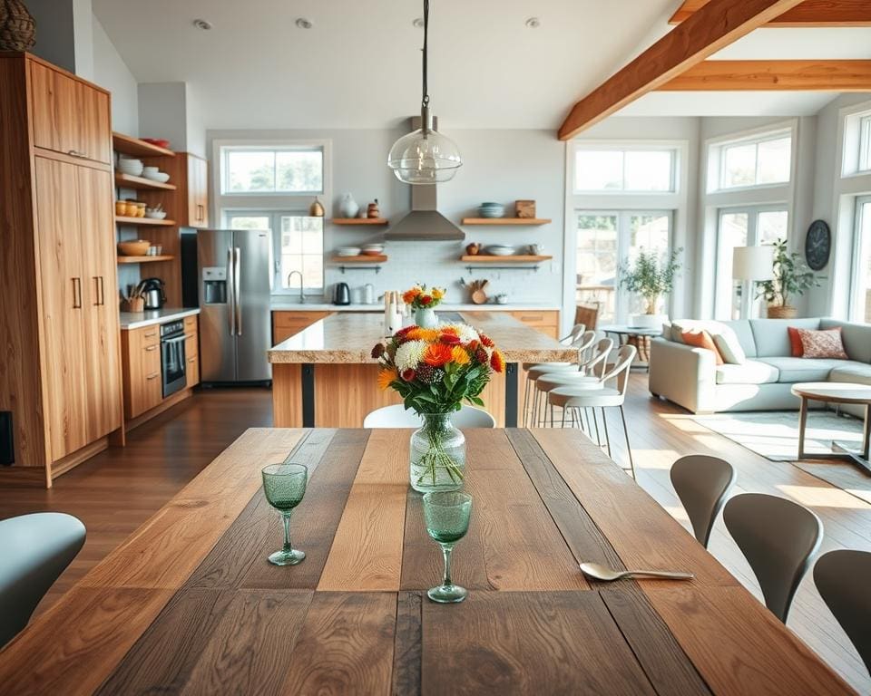 Wat maakt een open keuken praktisch en gezellig?