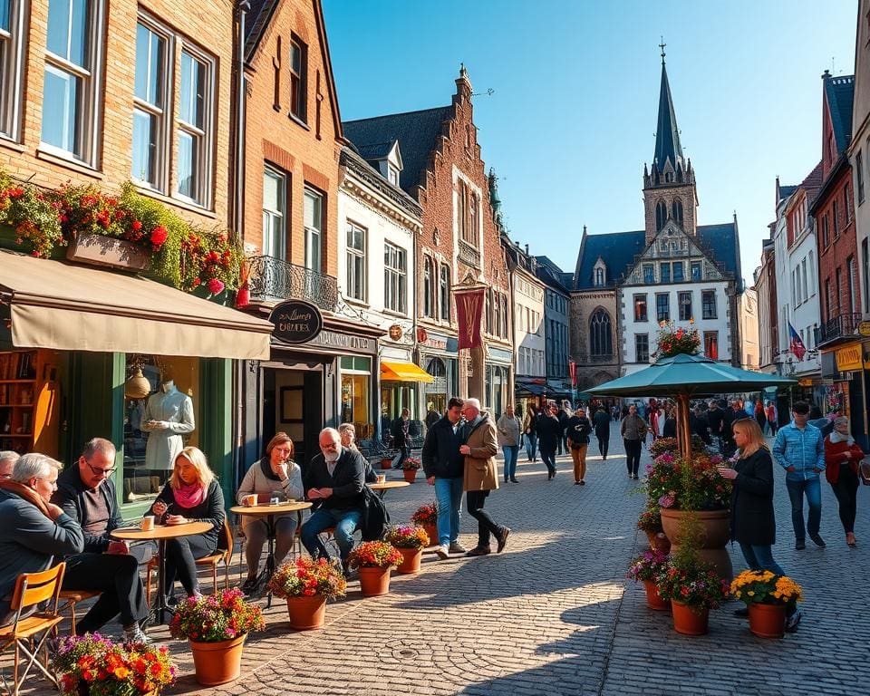 Wat maakt het centrum van Hasselt gezellig?