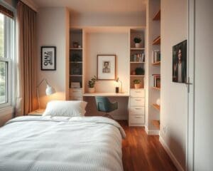 Hoe maak je een kleine slaapkamer functioneel?