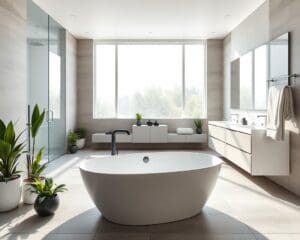 Hoe richt je een moderne badkamer efficiënt in?