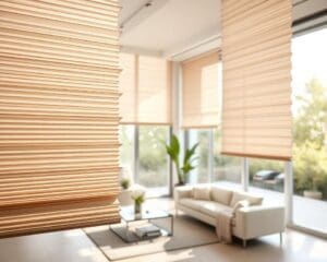 Is een plisségordijn geschikt voor grote ramen?