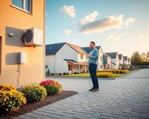 Is een warmtepomp geschikt voor een rijtjeshuis?