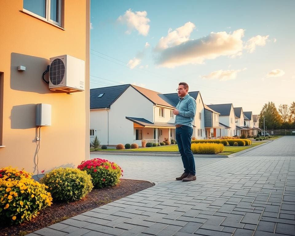Is een warmtepomp geschikt voor een rijtjeshuis?