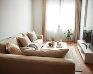 Welke bank past bij een kleine woonkamer?