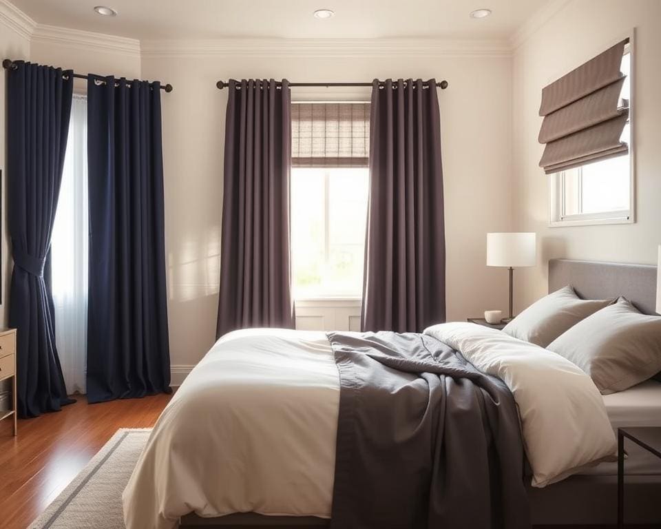 Welke gordijnen verduisteren de slaapkamer goed?