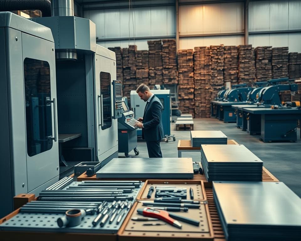 Werken met CNC-machines in de metaal