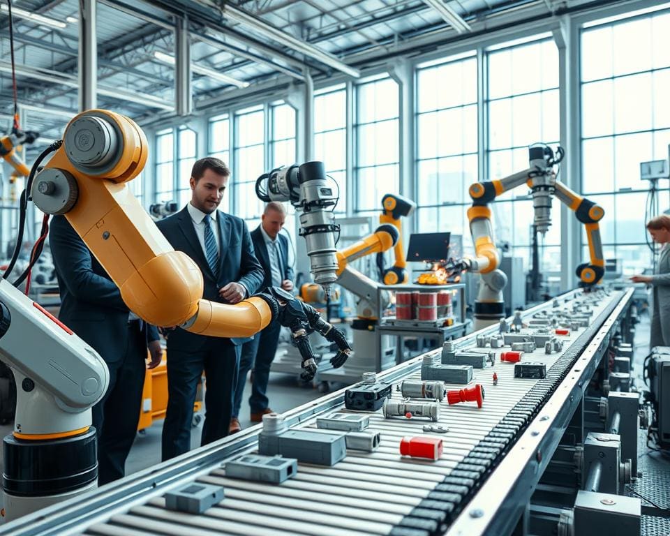 Werken met robots in de industrie
