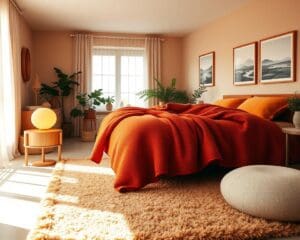 Hoe maak je je slaapkamer rustiger met warme kleuren?