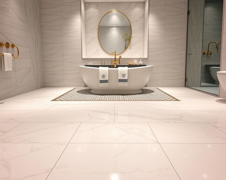 Welke badkamertegels geven een luxe uitstraling?