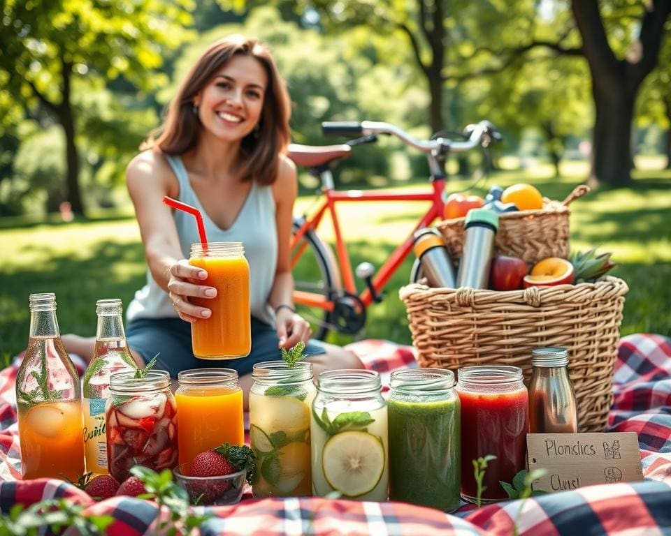 gezonde drankjes onderweg