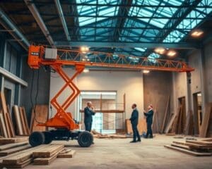 indoor hijskraan montage