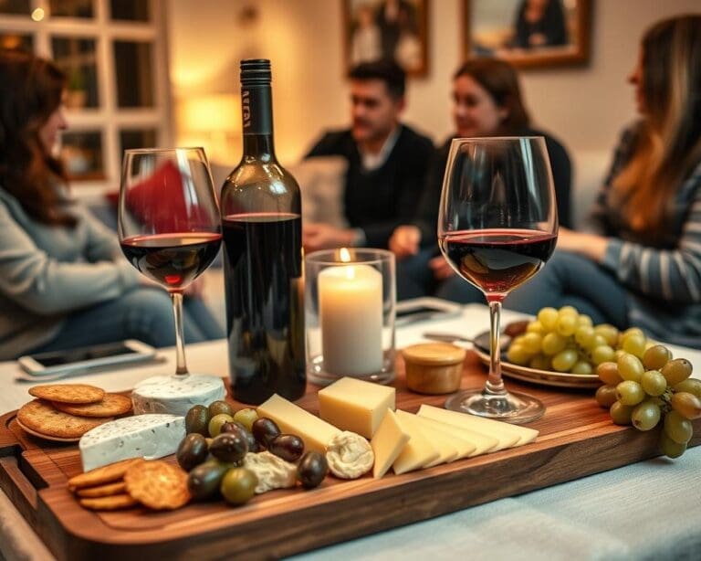 snacks wijn avond