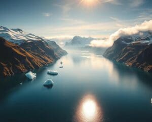 Groenland fjorden