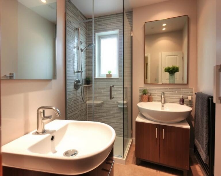 kleine badkamer