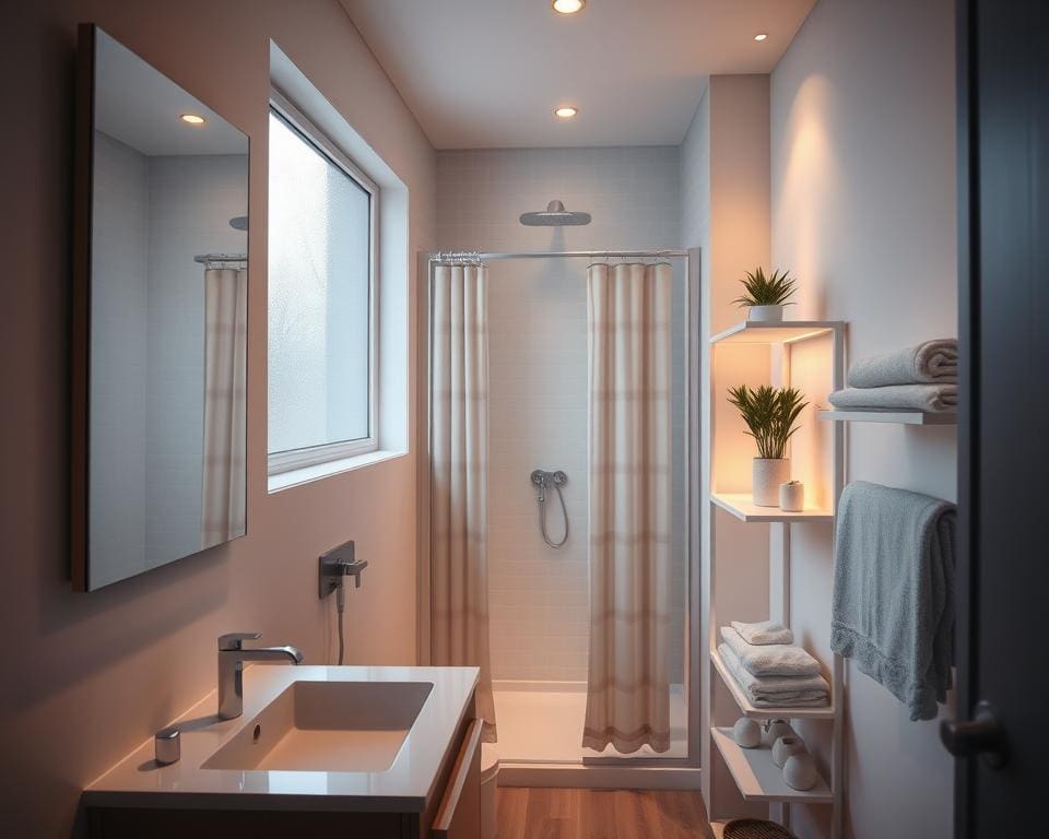 kleine badkamer